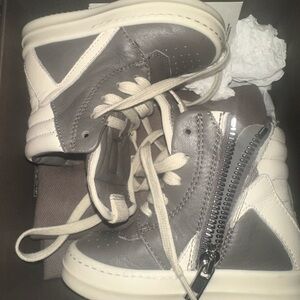 Stylish Gray and Cream Kids Shoes